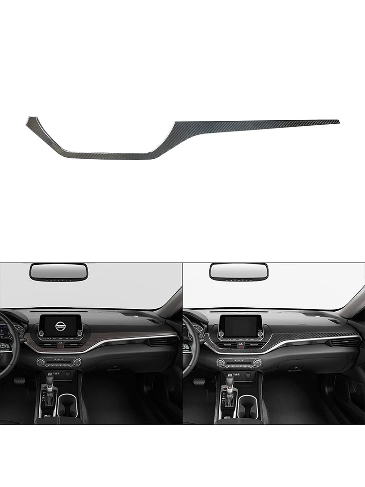 Car imitation Carbon Fiber Sticker For Nissan Altima 2019 2020 2021 2022 2023 Car interior Decorative accessories