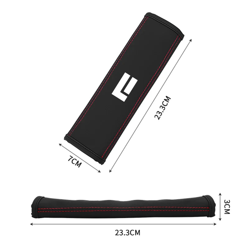 For BAIC Jishi Polestone 01 Rox 01 2023 2025 Leather Car Safety Belt Shoulder Cover Interior Accessories Seat Belt Protector Pad