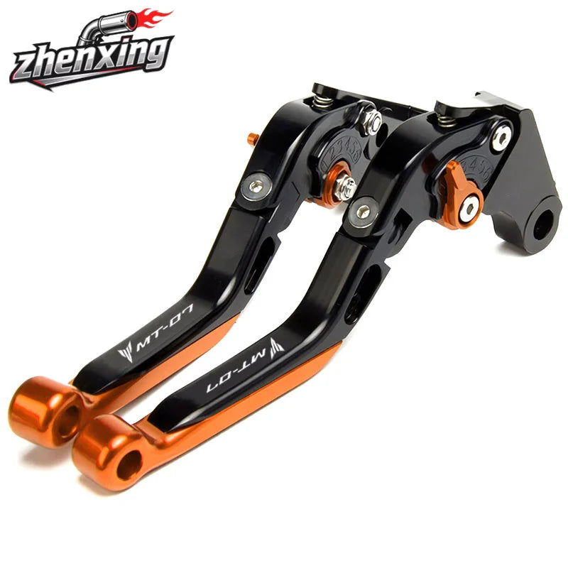 For YAMAHA MT-07 FZ-07 MT 07 FZ07 MT07 FZ 07 2014-2025 Motorcycle CNC Adjustable Folding Extendable Brake Clutch Levers Handle