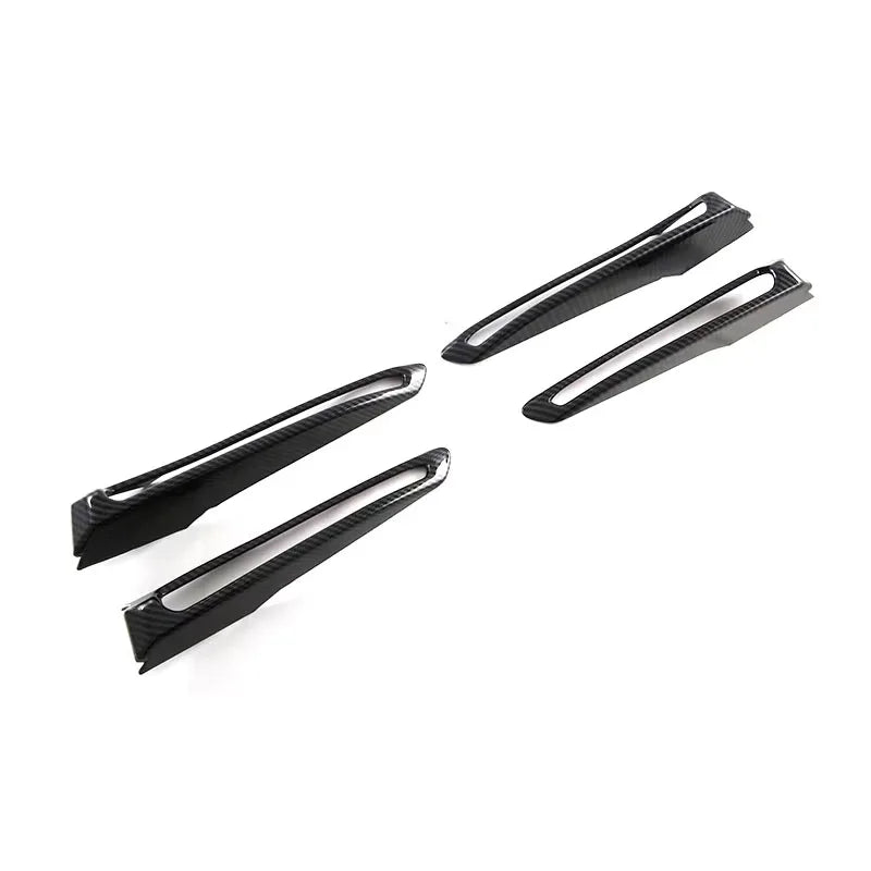 For BYD Song Plus DM-i Seal U Sealion 6 2023-2025 4Pcs Carbon Black Front Fog Light Lamp Cover Trim ABS Exterior Accessories