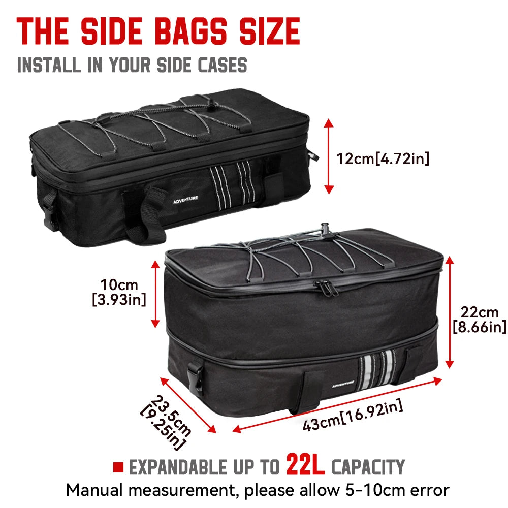 Top Bag Motorcycle For BMW R 1200 1250 GS LC F650GS ADV Adventure Top Box Panniers Bag Case Luggage Bags Waterproof