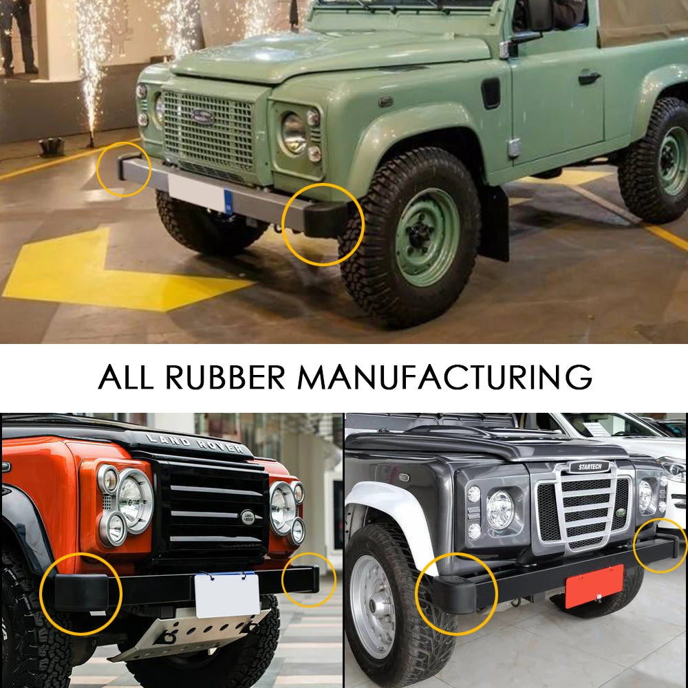 Front Bumper Anti-collision Rubber for Land Rover Defender 4x4 Offroad Sport Car Accessories Body Parts RUBBER CAP Guard