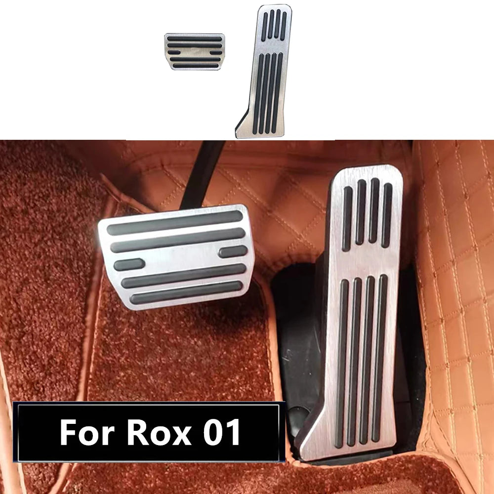 Car Throttle Brake Anti-slip Pedal For BAIC Jishi Polestone 01 Rox 01 2023 - 2026 Throttle Aluminum Alloy Pedal Protective Cover