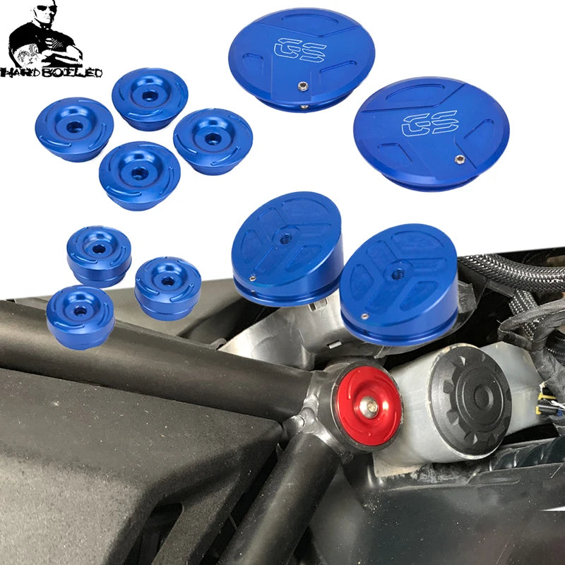 R 1250 GSA Frame Hole Swingarm Cover Caps Plug Decoration For BMW R 1200 GS LC 2012-2022, R 1250GS, R1250 GS Adventure 2018-2022
