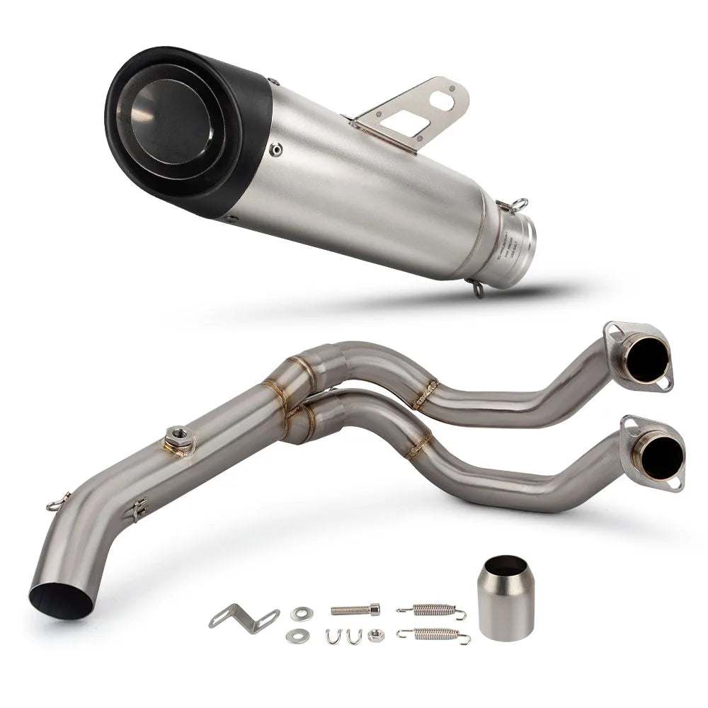 Motorcycle Exhausts Pipe Kit For Kawasaki Ninja650 Ninja 650 KRT Z650 2017-2023 Sport Racing exhaust System Project Muffler
