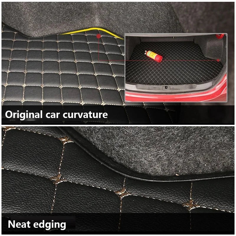 For Land Rover Defender L663 110 5-seats 2020-2026 Leather Car Rear Trunk Mats Anti Dirty Floor Tray Liner Interior Accessories