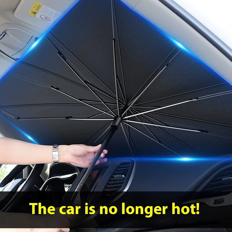 For ROX 01 Polestones 01 Car 2024 2025 Car Windshield Sunshade Foldable Umbrella amry Front Heat Insulation Accessories