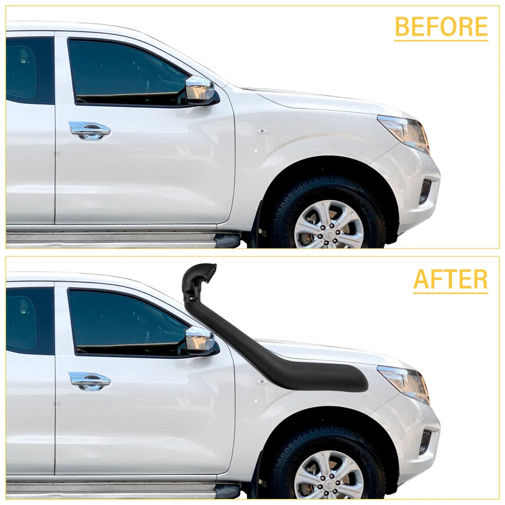 Snorkel Kit Air Intake Airflow Fits for Nissan Navara Frontier NP300 2014 - 2020 Off Road Wading Hose Car Exterior Accessories
