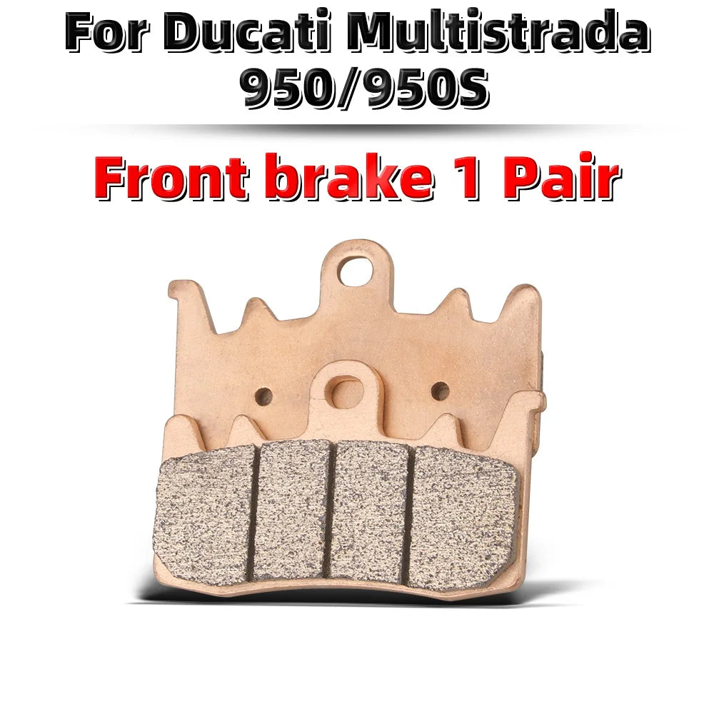 MRRANGT Motorcycle Metal Sintered Brake Pads Fit For Ducati Multistrada 950 S 1260 Panigale EVO 1098 1198 848 07-12 1199 12-15