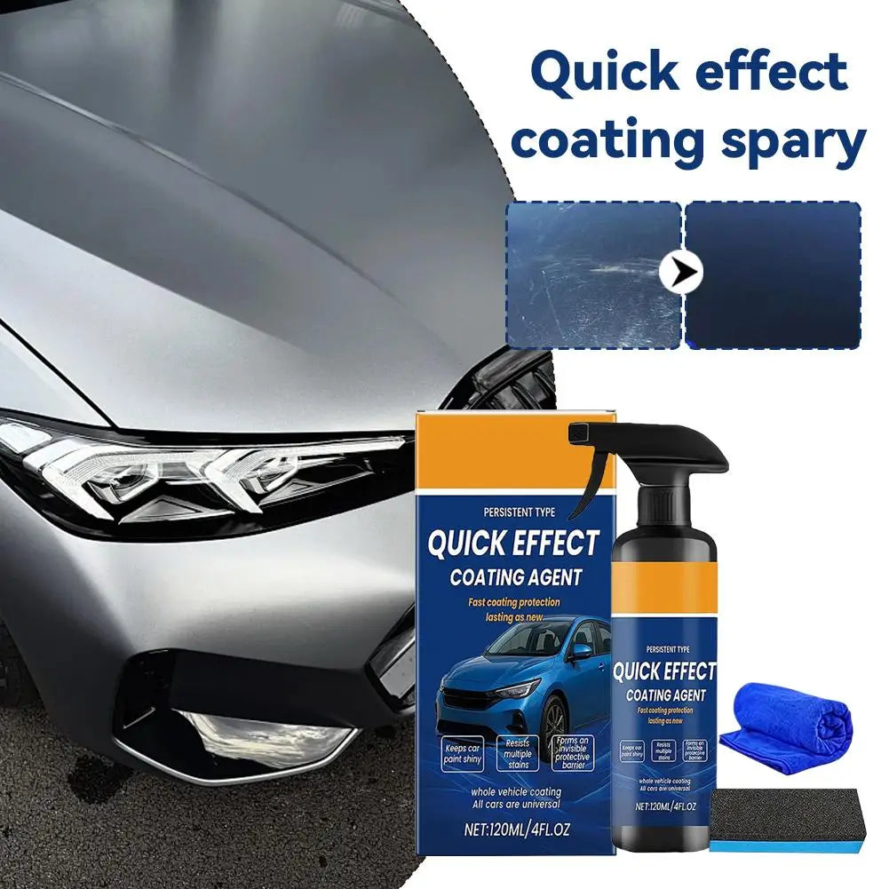 Automotive Paint Coating Agent Spray 120ml Ceramic Shine Liquid Polish Nano Protection Shield for Car Exterior Care Tools 1/5PCS
