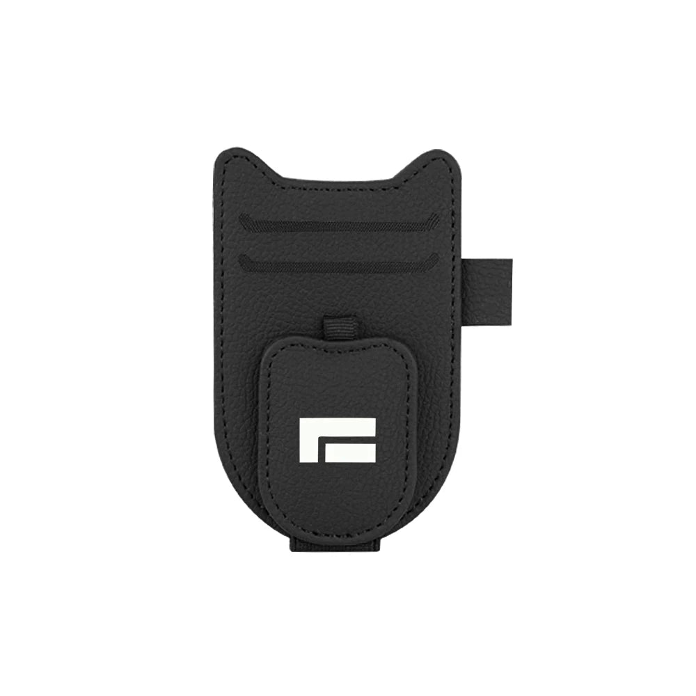 Multifunctional Car Glasses Clip Bill Leather Fit For BAIC JISHI Rox Adamas 2026 Car Visor Storage Box Sunglasses Clip