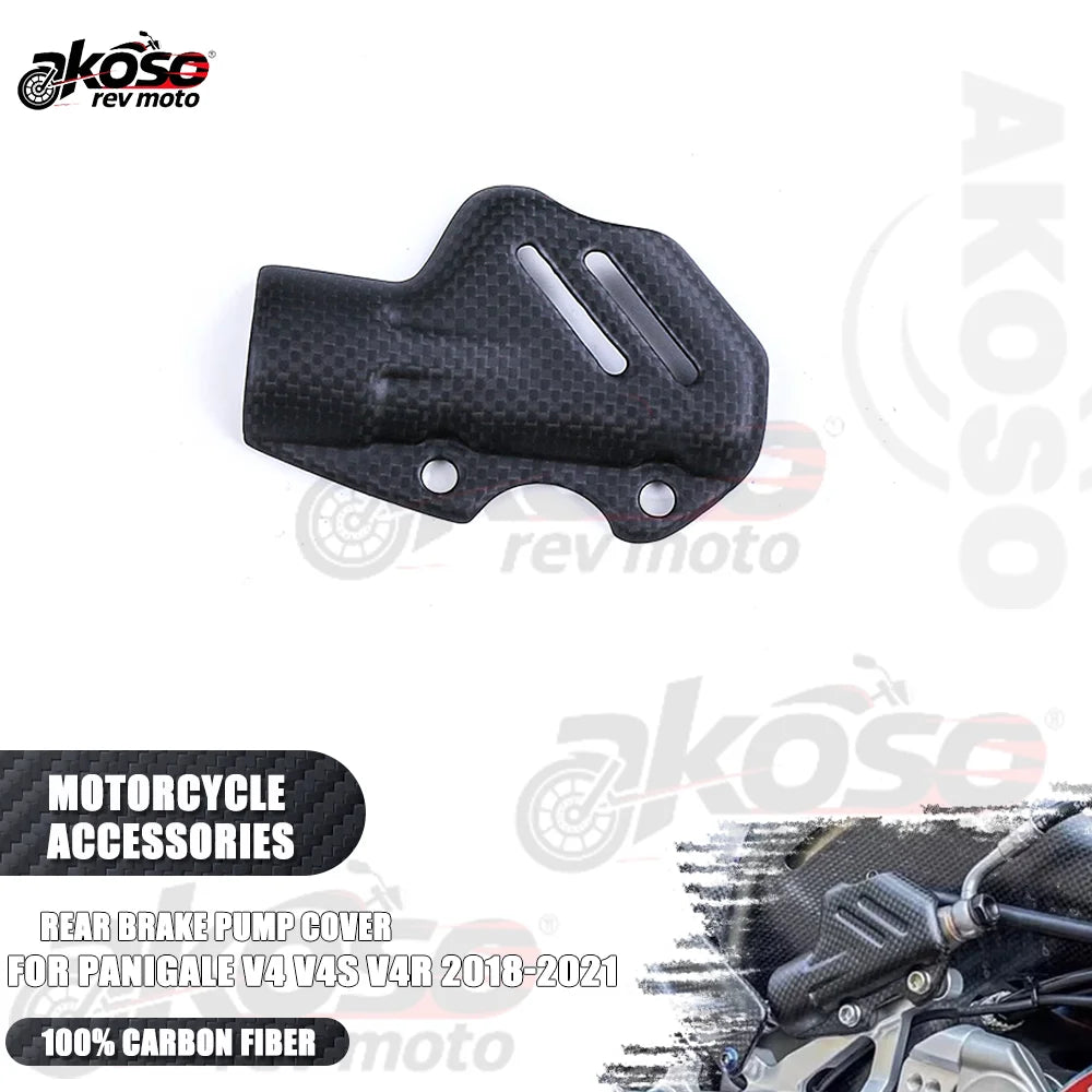 Rear Brake Pump Cover Modifications Parts Motorcycle Supplies For DUCATI Panigale V4 S R V2 899 959 1199 1299 Streetfighter V4/S