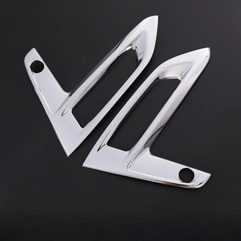 Car Styling Chrome ABS Plastic Front Rear Fog light Lamp Cover Trims Decoration For Nissan 14th 2020 2021 2022 23 Sentra Sylphy