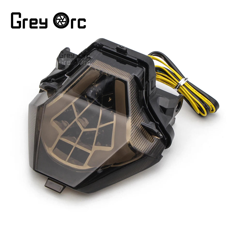 For Yamaha YZF R25 YZF R3 MT 25 MT 03 2015-2021 MT 07 FZ 07 2014-2017 Motorcycle LED Tail Light Brake Signal Integration