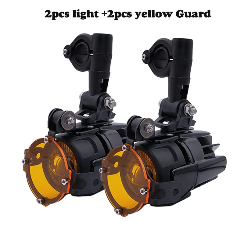 Motorcycle LED Auxiliary Lights Spot Driving Fog Light For Benelli TRK502 TRK502x For Yamaha FJR1300 MT 09 07 For Honda CRF1000L