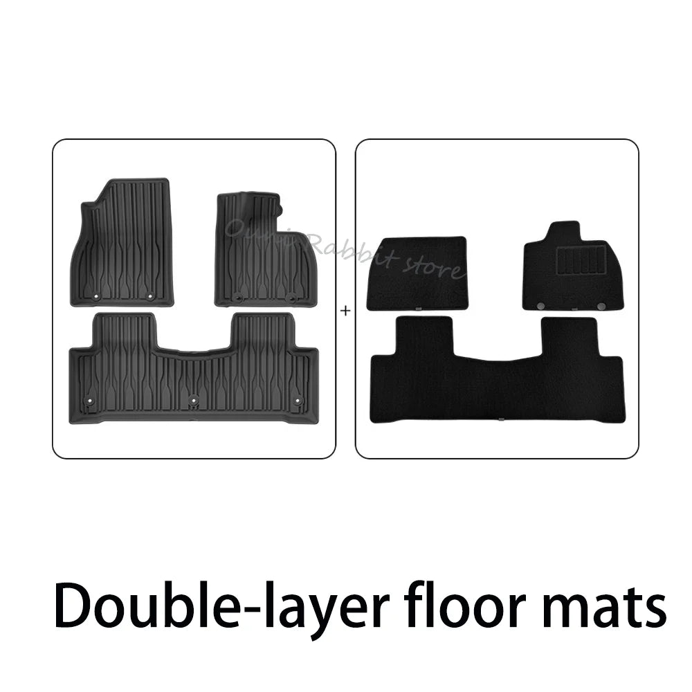 For BYD Sealion 7 EV 07 EV 2024~2026 2025 LHD RHD Car TPE Floor Mats Waterproof Carpets Interior Protection Accessories