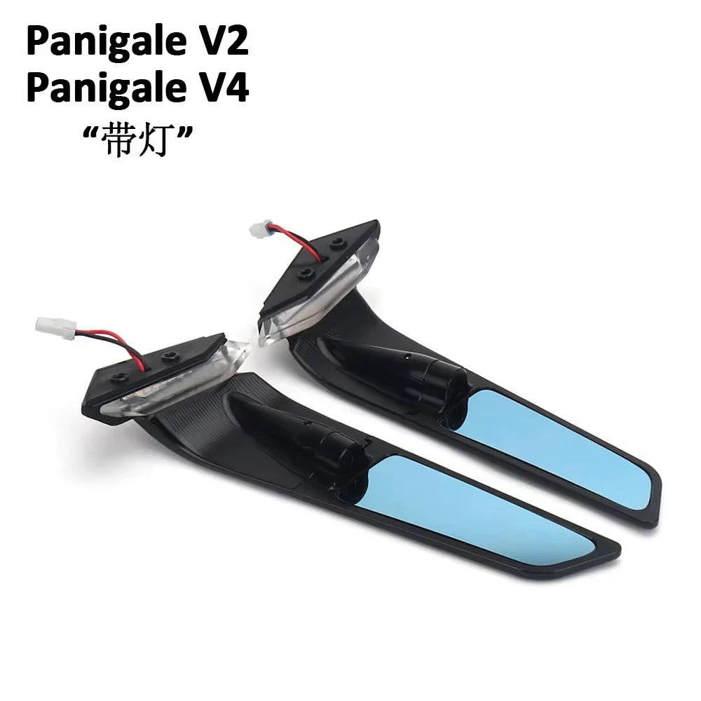 New Accessories Motorcycle For Ducati ANIGALE V4 2018-2024 With LED Turn Signals KitRearview Mirror Panigale V2 2020-2024
