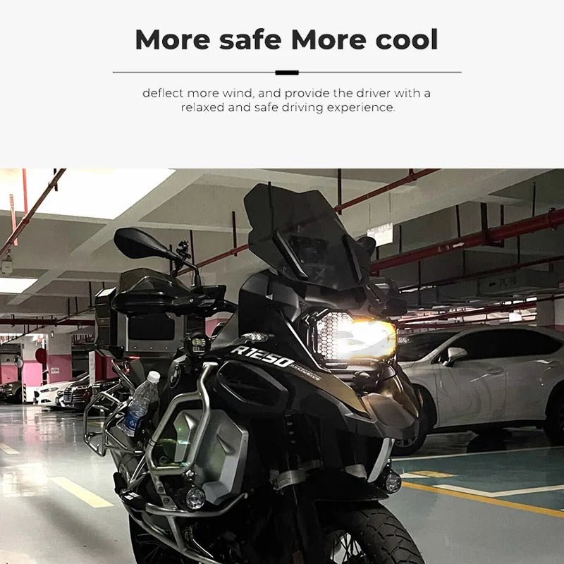 38CM Fit For Motorcycle Windshield 2013 - 2021 R1200GS R1250GS GS LC Adventure Windscreen for R1200 1250 GS ADV Wind Screen 2018