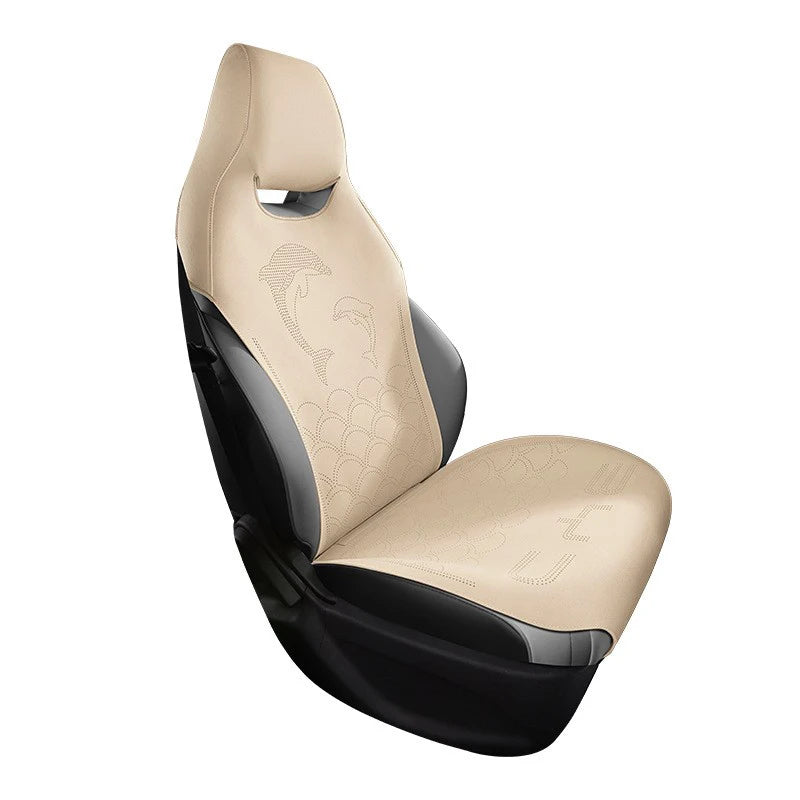Custom Car Seat Covers For BYD Dolphin 2021 2022 2023 byd Suede leather Car Seat Protective Cover Auto Interior Accessories