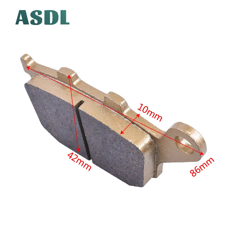 Rear Brake Pads for KAWASAKI ZX25 ZX-25 Ninja Z650 Z750 Z900RS Z1000 ZR Z 650 750 900 1000 KLZ KLV KLE 1000 EN650 EX650 ABS