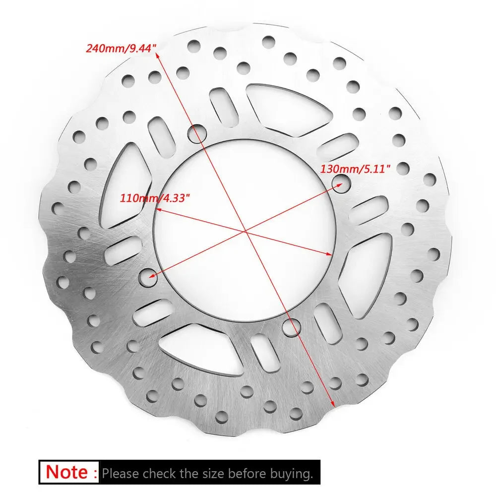 Rear Brake Disc Rotor For Kawasaki ZR1000 Z1000 ABS 2007-2018 ZX1000 Ninja 1000 2011-2018 Z1000SX 2011-2016