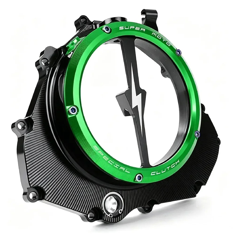 Clear Transparent Engine Case Cover Clutch Cover Modification for Kawasaki Ninja 400 Z400 Motorcycle accessories