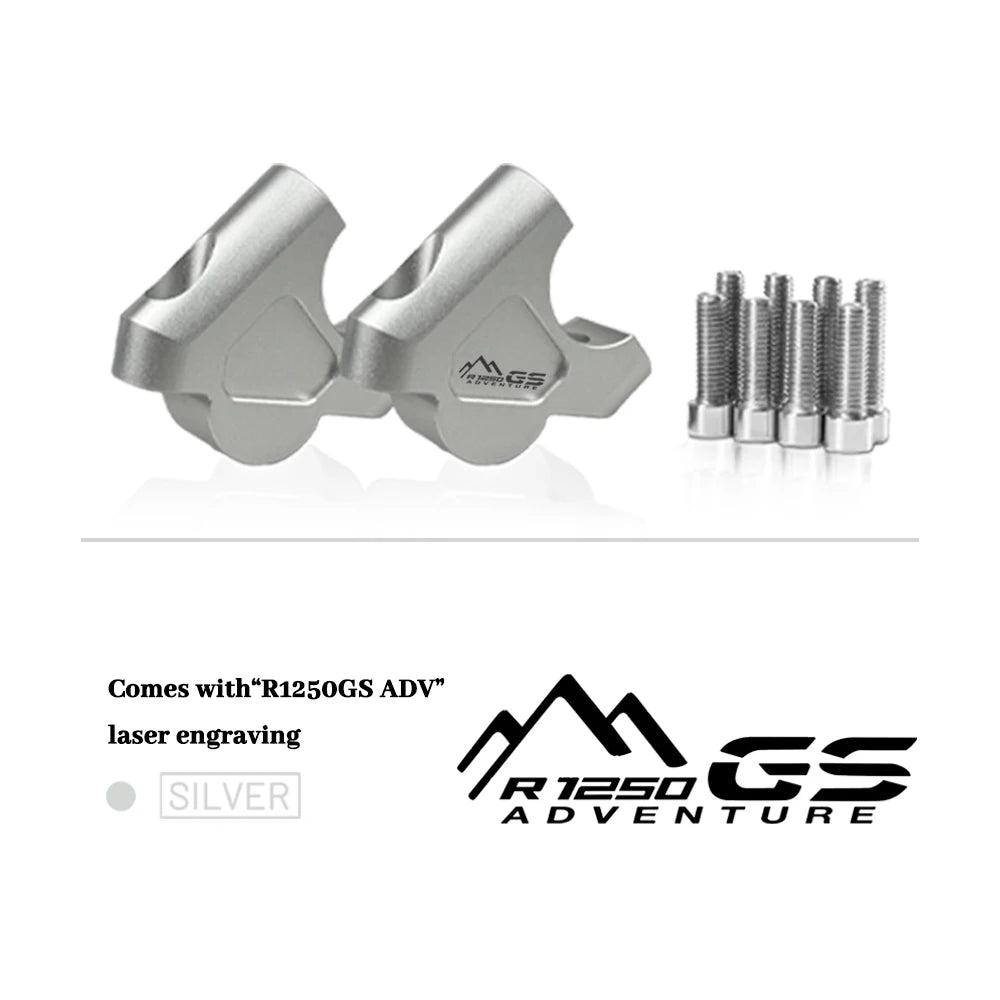 For BMW R1250GS R 1250 GS R1200GS LC Adventure ADV S1000XR Motorcycle  Handlebar Riser 32MM Drag Handle Bar Clamp Extend Adapter