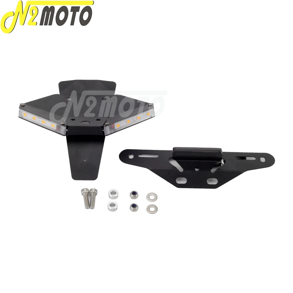 LED Turn Signals License Plate Holder Tail Tidy Fender Eliminator Kit For Ducati Panigale Streetfighter V4 R S V2 V4S 2018-2022