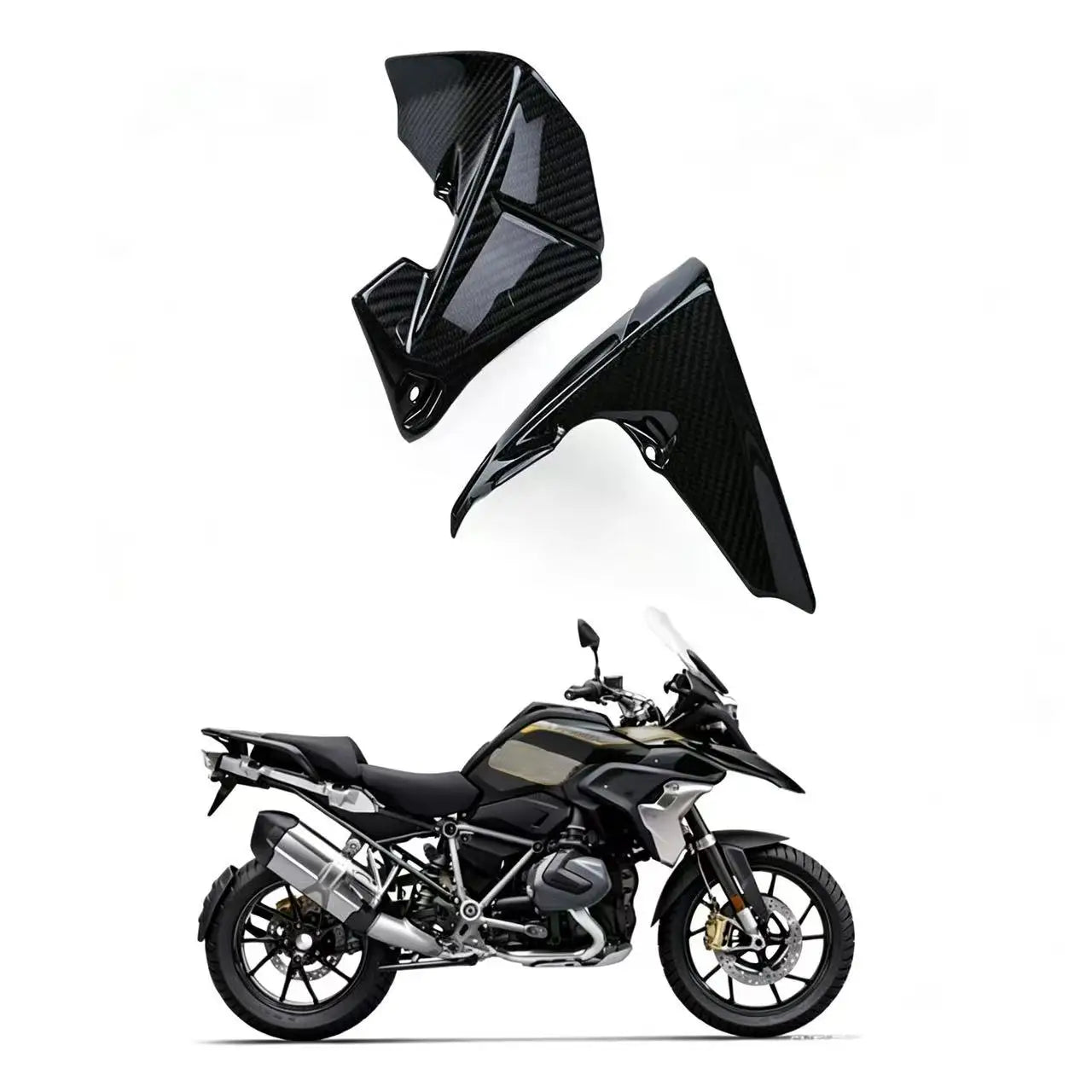 Suitable for BMW R1200GS 1250 GS Waterbird motorcycle modified carbon fiber housing fairing accessories pedal fender