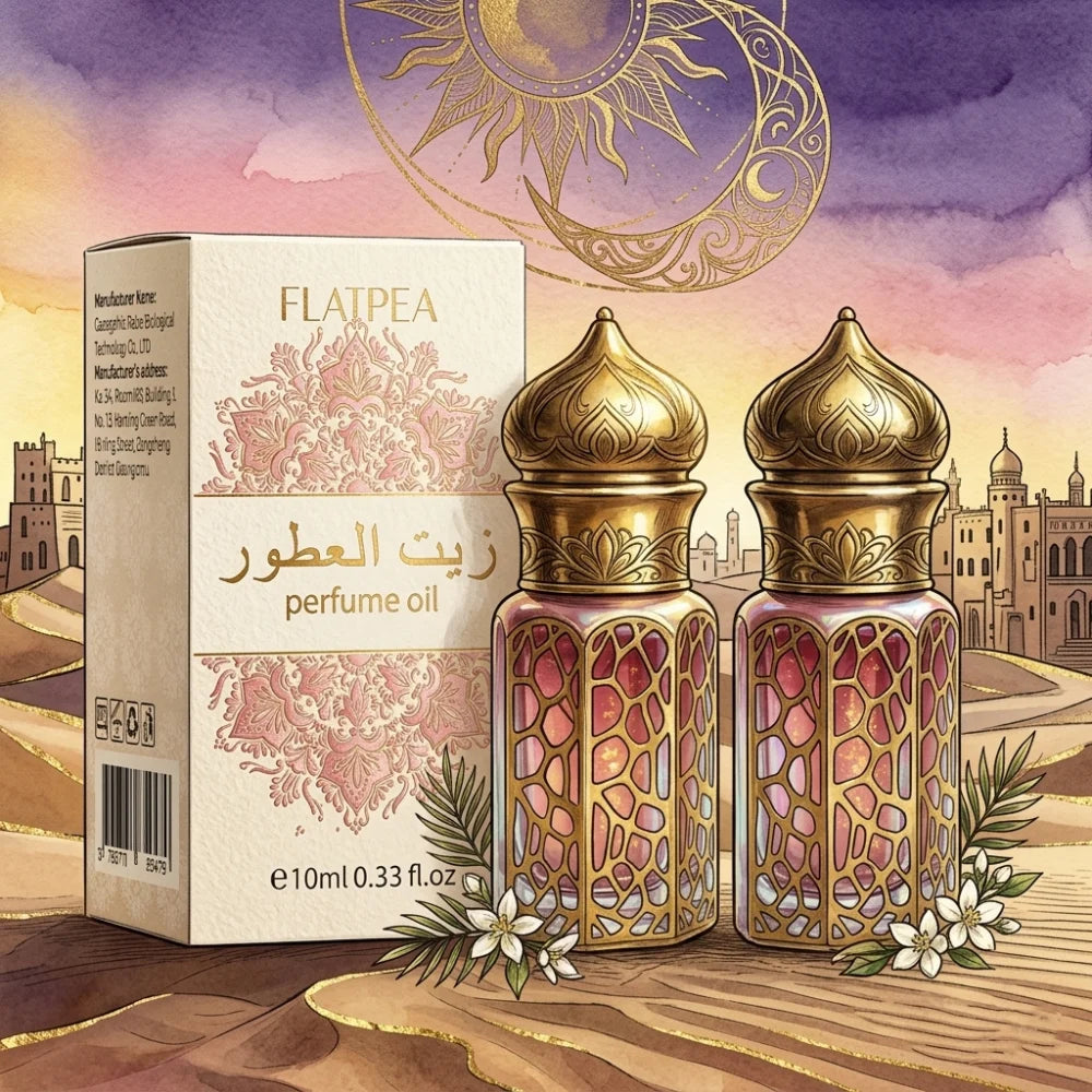 Profumo arabo di lusso da donna, olio essenziale, elegante fragranza di orchidea e vaniglia a lunga durata, fresco, romantico, profumo naturale per donna, regalo, 10 ml