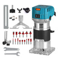 Rifilatrice elettrica 2000W Fresatrice per legno, Incisore, Scanalatrice Versatile, Utensile elettrico per lavorazione del legno con fresatrice a tazza