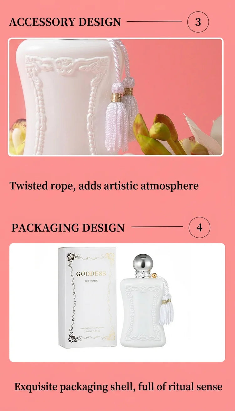Profumo al Feromone di Lusso Brand Goddess – Fragranza da Donna Leggera Floreale Fresca a Lunga Durata Perfetta per Incontri e Come Regalo