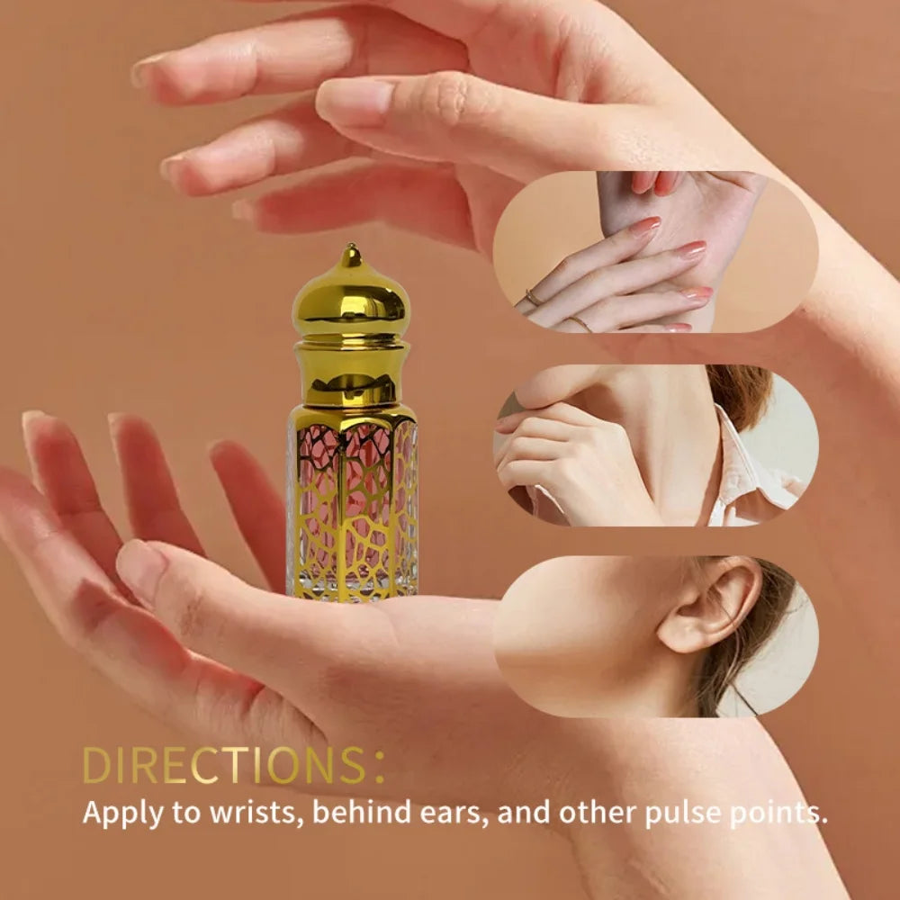 Profumo arabo di lusso da donna, olio essenziale, elegante fragranza di orchidea e vaniglia a lunga durata, fresco, romantico, profumo naturale per donna, regalo, 10 ml