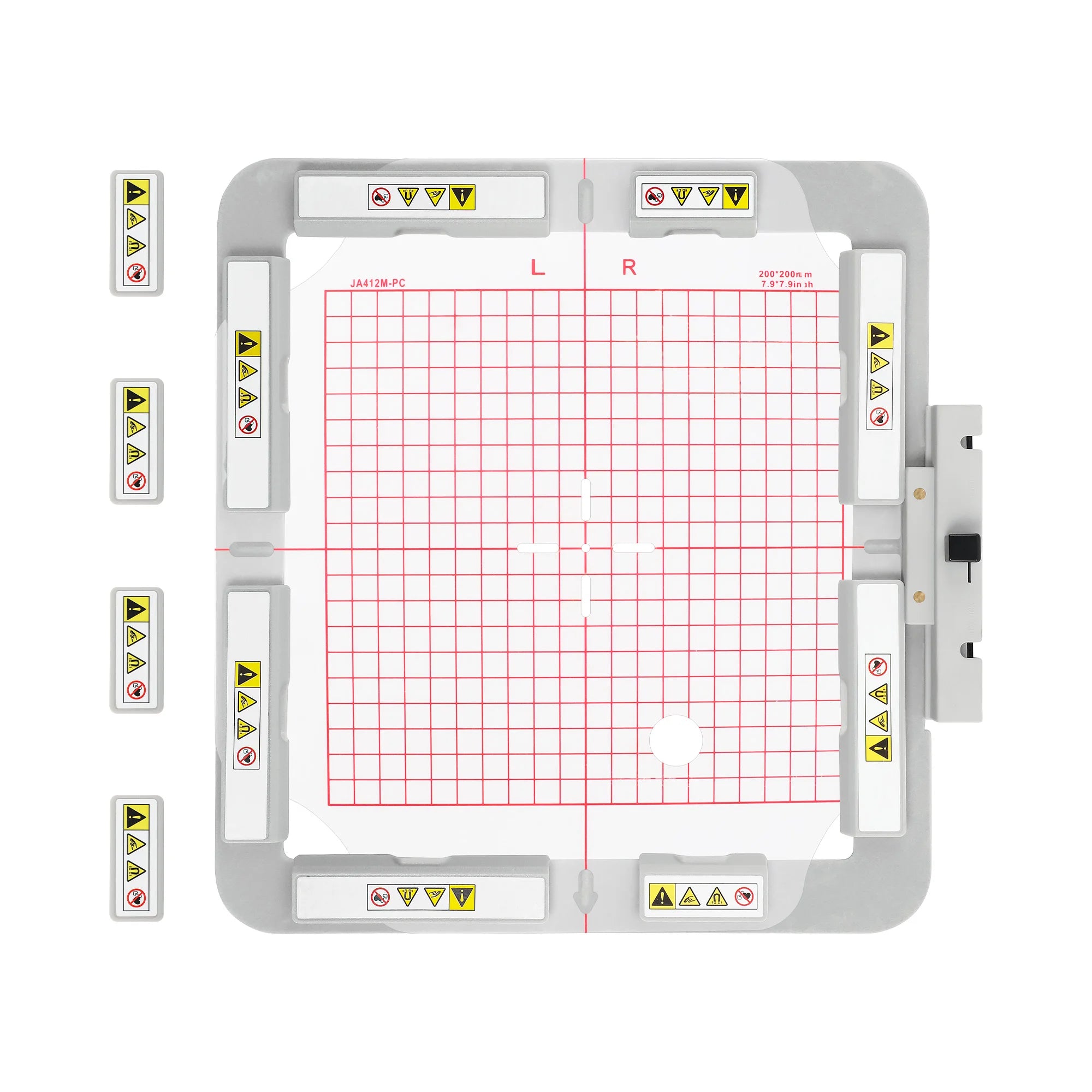 Telaio Magnetico in Metallo per Ricamo per Macchina da Ricamo Poolin EOC06 Expressive