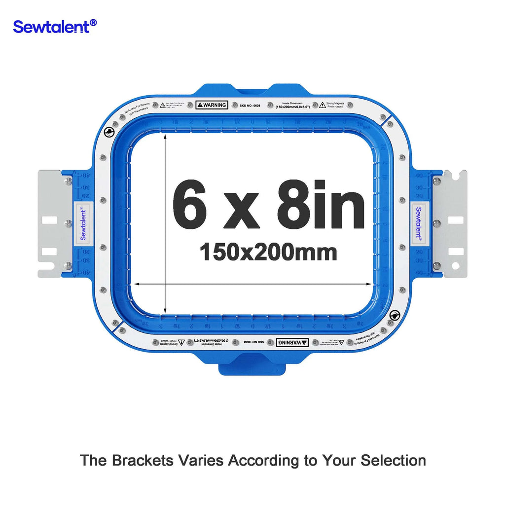Brother Persona PRS100 e VR Telaio da ricamo magnetico Sewtalent Magnet Frames per Brother PRS VR Macchina industriale MightyHoop
