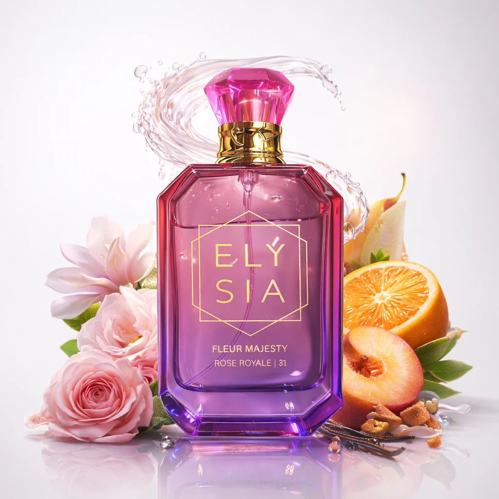 CLIVE Doris Elysia flower maestoso Rose Royal 50ML Eau de parfum Donna Floreale fruttato vanity lunga durata