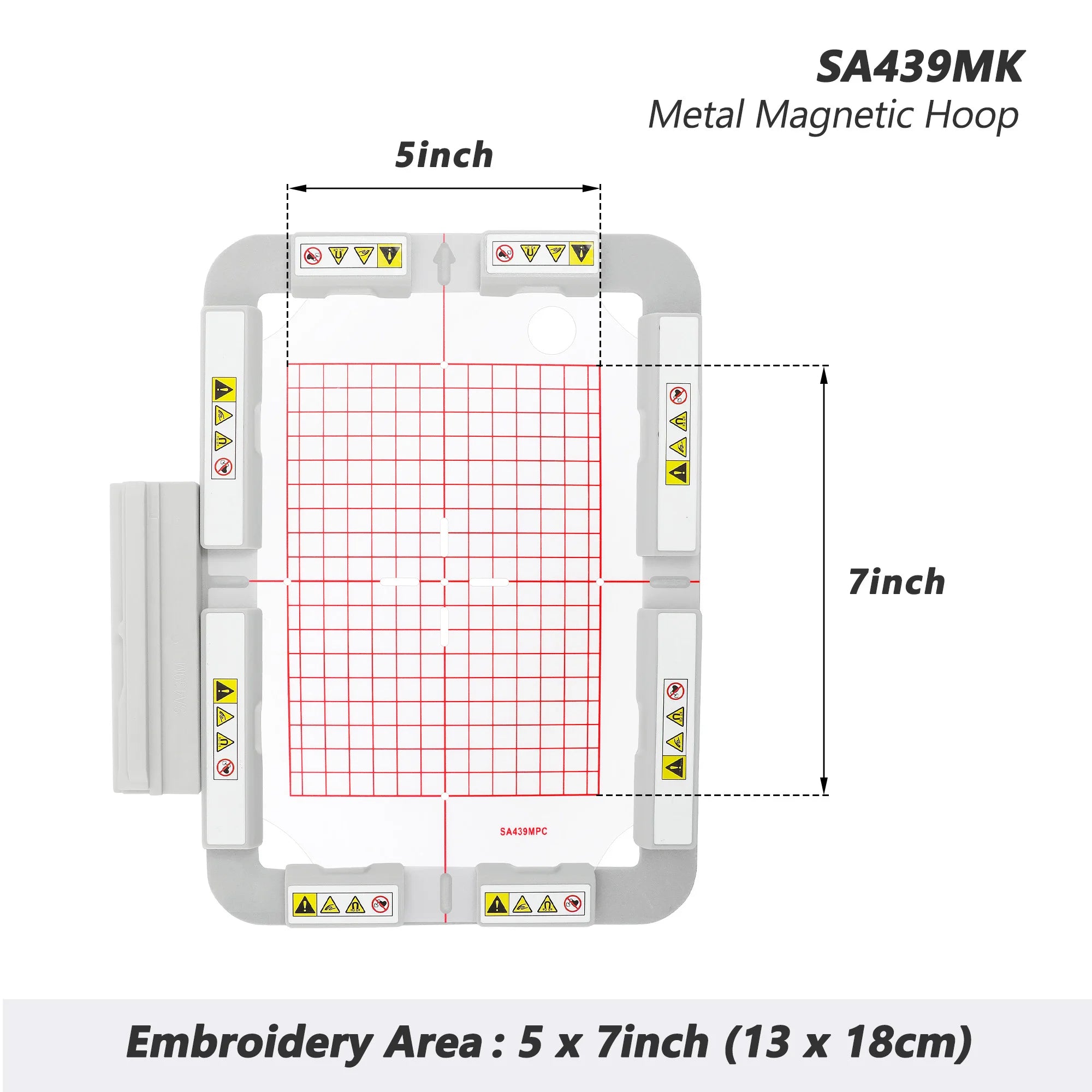 Telaio magnetico/in metallo per macchine da ricamo Brother/Babylock INNOV-is: 1500D, 2200D, 2500D, 2800D 4000D 5000D (4in1-BMK)
