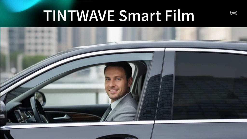 Deep Black Automotive Switchable Smart Tint Privacy Glass Dimming Car Tint With Remote Control