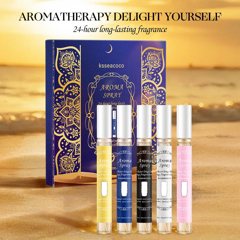 Cofanetto Regalo di Profumi Arabi Serie Classica Profumo Neutro Senza Alcool Naturale Duraturo Fresco Elegante e Incantevole Fragranza Floreale