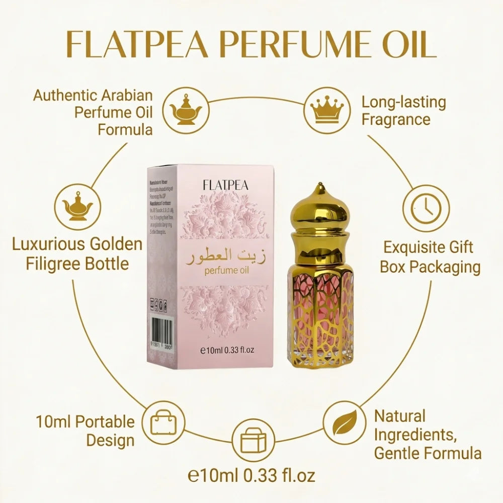 Luxe Dames Arabische Parfumolie Elegante Orchidee Vanille Geur Langhoudend Frisse Romantische Natuurlijke Geur voor Dames Cadeau 10ml