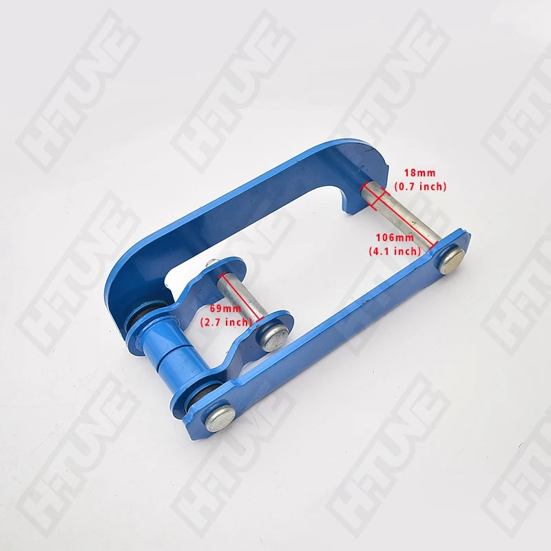 32mm Front Spacer and Extended 2" Rear Leaf Spring G-Shackles Suspension Lift Kit For Hilux REVO 2.8L 2015+