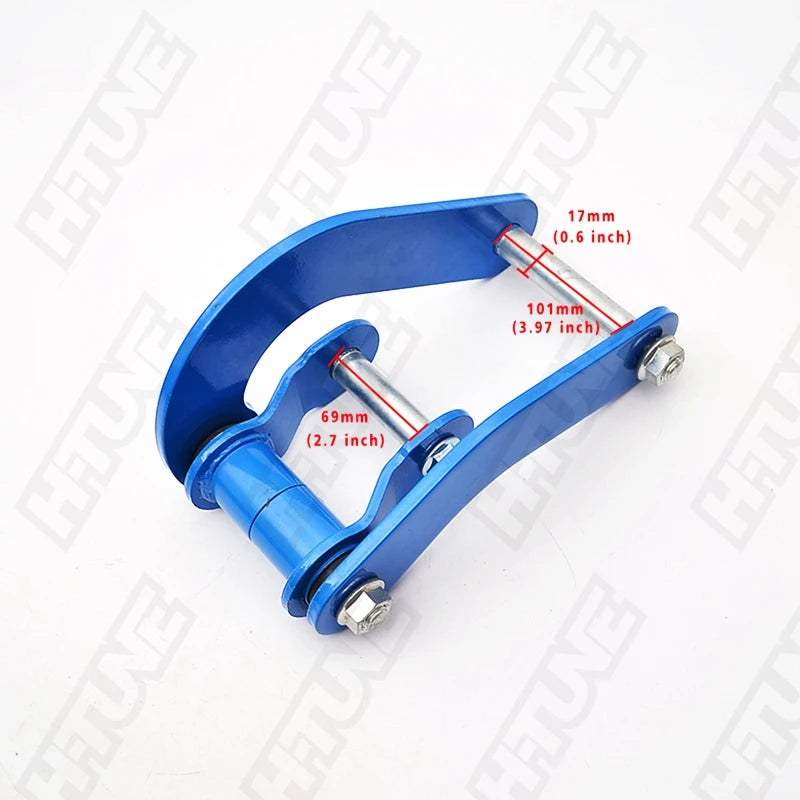 H-TUNE 4x4 Suspension Lift Kits Rear Leaf Spring Comfort Double Shackles for Hilux REVO 2015+
