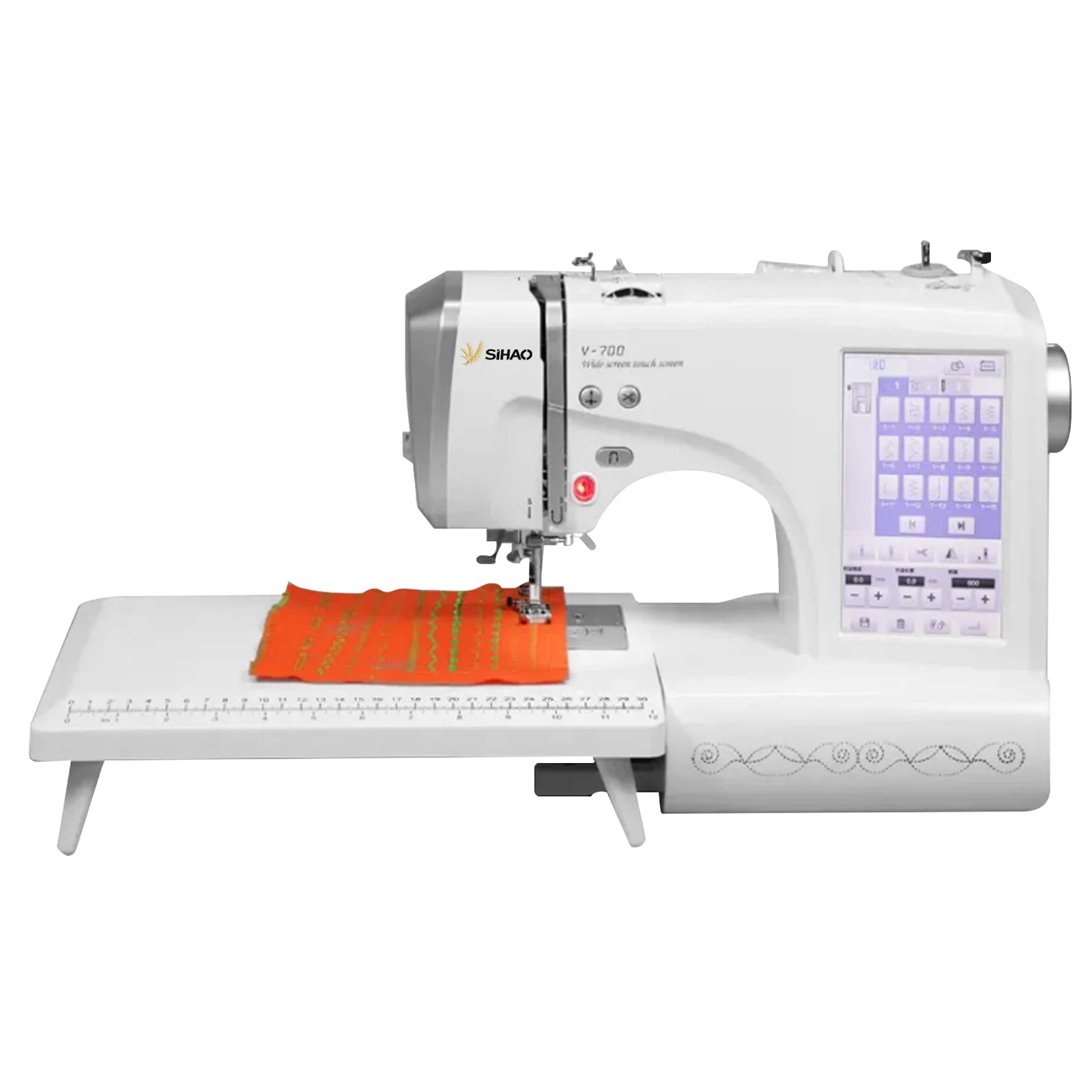 Macchina da ricamo SIHAO domestica commerciale automatica computerizzata LOGO Lettere MRSV700 Cucito elettrico con touch screen