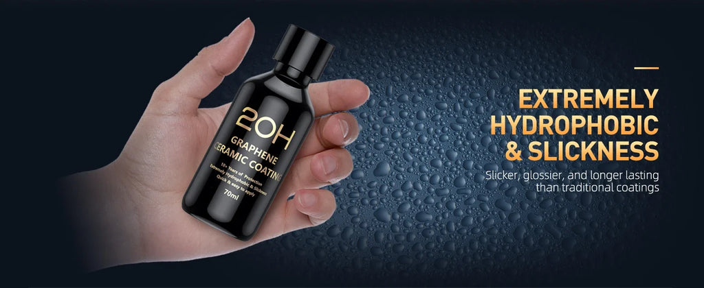 2026 Graphene Ceramic Coating 20H with Self Healing and UV Track Technology Car Detailing Professionals 10+ Years of Protection