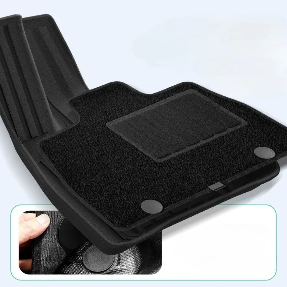 Car Floor Mats for Fangchengbao Titanium 7 All-Weather Waterproof 3D TPE Front Rear Cargo Liner Accessories Seat Back Cushion