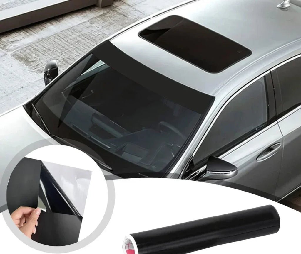 Glossy Black Vinyl Wrap 3/5/7/10CM Tape Window Trim Film Stripe Car Stickers For Car Accessories Pillar Hood Roof