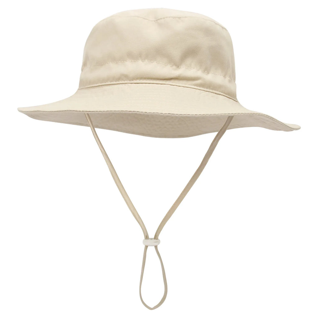Nuovi cappelli per bambini 2025, cappelli da sole, cappelli a bacino traspiranti per ragazzi e ragazze, cappelli da spiaggia, da pesca in tinta unita, design semplice