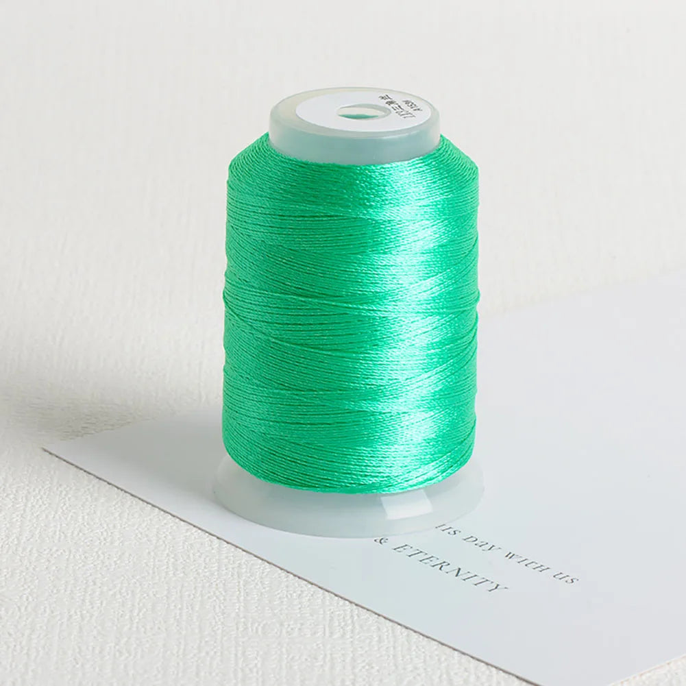 350m/rotolo Filo da ricamo per cucito fai da te, strumenti per cucito a punto croce, braccialetto di pizzo, corda intrecciata, nodi di pizzo, decorazione di gioielli