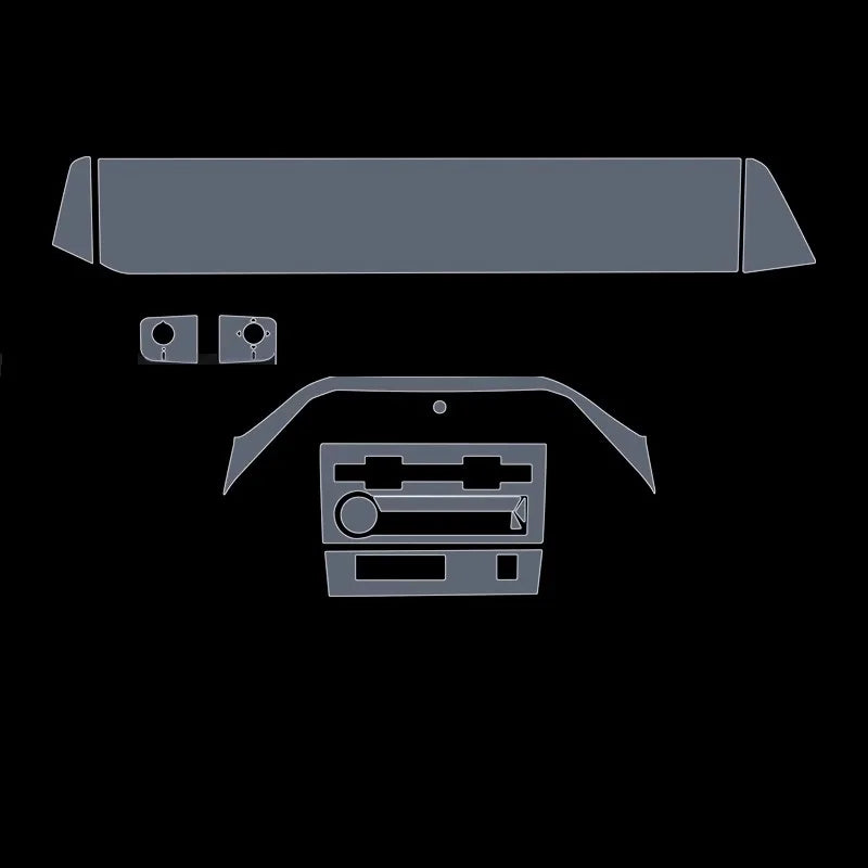 For Nissan Patrol Overseas Version 2025 Dashboard Multimedia Navigation Transparent Anti-Scratch Protection Film Modification