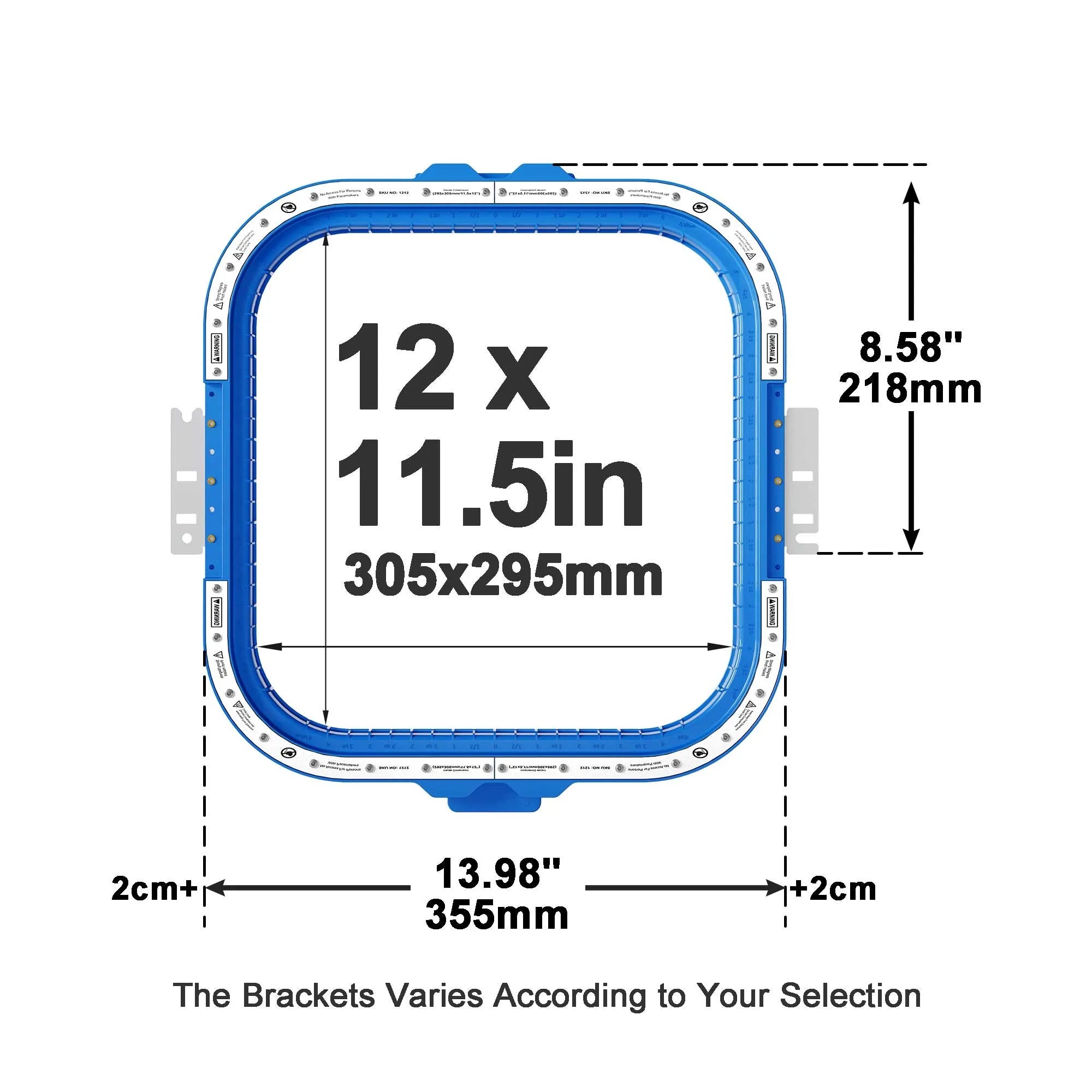 Telaio magnetico per ricamatrice BAI Magnetic Frame For BAI MIRROR Vision Telaio Mighty Hoop Cerchi da ricamo